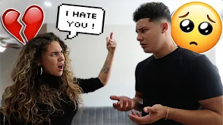 Telling Him "I Hate You" To See How He Reacts...