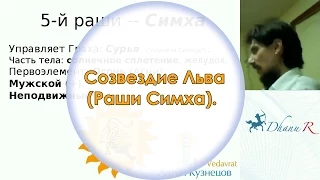 Антон Кузнецов: Раши Симха [сидерический знак Лев] в Джйотиш [Ведической астрологии] #школаведаврата