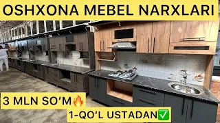 OSHXONA MEBEL SO’NGGI NARXLARI BILAN TANISHING. ANDIJON JAHON BOZORIDAN. 1-QO’L USTADAN VIDEO ABZOR