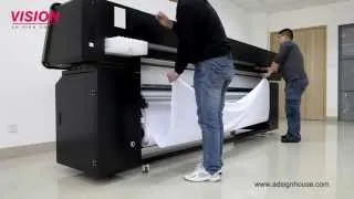 Direct Printing on Fabric Textile Printer VS-2602TX with EPSON DX5 Print Head