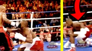 MAYWEATHER KNOCKED DOWN by Zab Judah 😱