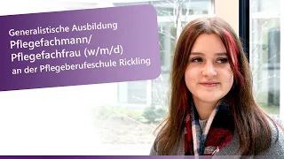 Starte jetzt eine (neue) generalistische Ausbildung zum/zur Pflegefachmann/Pflegefachfrau (w/m/d)!