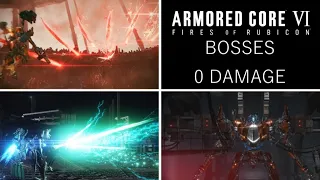 Armored Core 6 Main Bosses NO DAMAGE