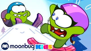 Om Nom Stories | Super Noms Winter Fun! | Cut The Rope | Funny Christmas Cartoons for Kids & Babies