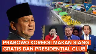 Kala Prabowo Ganti 2 Istilah Sekaligus, Makan Siang Gratis dan 'Presidential Club"