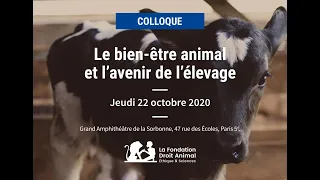 Colloque: Le bien-être animal et l'avenir de l'élevage (22 octobre 2020)