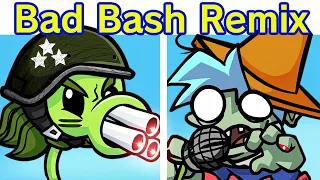 Friday Night Funkin' VS Plants vs. Rappers Bad Bash Remix (FNF Mod) (Plants Vs Zombies/ PVZ)