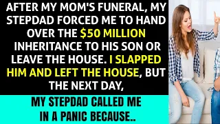 "My stepdad demanded I forfeit the $50 million inheritance or depart, but my response stunned him...