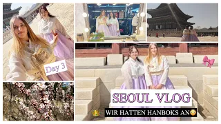 WIR HATTEN HANBOKS AN💜 | SEOUL VLOG DAY 3