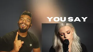 (DTN Reacts) You say - Lauren Daigle (Cover By: Davina Michelle)