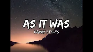 Harry Styles - As it Was (Lryics)