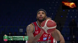 Malcolm Delaney (Milano) vs Sassari - 16.02.2022