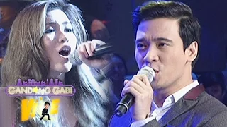 Angeline, Erik sing "I Want You To Know" on GGV