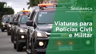 Viaturas Polícia Civil e Polícia Militar