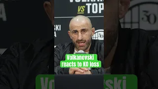 Alexander Volkanovski reacts to KO loss