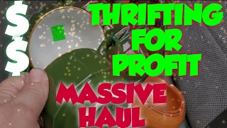 MASSIVE Goodwill And Thrift Haul To Flip On Ebay For Profit 2021