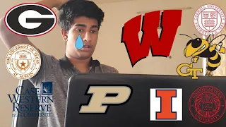 Watch Me Get Rejected from my dream schools! // Indian Realistic College Decision Reaction // 2021