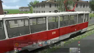 Train Simulator 2017 Тест поездка трамвая КТМ-5 (новый звук мотор-генератора)
