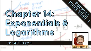 Exponentials & Logarithms 6 • What are logarithms? • P1 Ex14D • 🤖