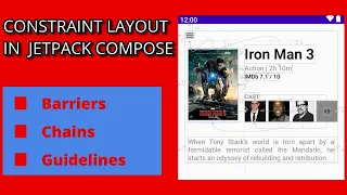 How to use Constraint Layout in Jetpack compose