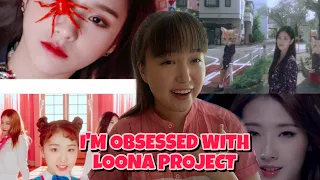 Reaction to LOONA: HeeJin "ViViD", HyunJin “Around You”, HaSeul “Let Me In”,   YeoJin “Kiss Later”