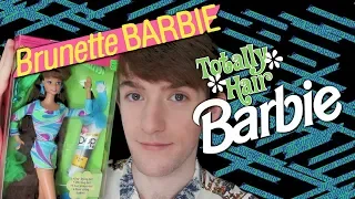 Brunette Totally Hair Barbie (1991 - #1117) Unboxing & Review