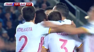 Israel vs Spain 0-1 All goals & Highlights  (Worldcup qualifiers)