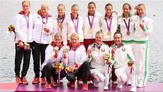 London 2012 Olympic:Hungary take gold in the Women's Kayak Four (K4) 500m Sprint final