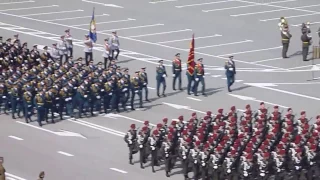 May 9th Celebration in Russia | Military Parade with Army Corps and Tanks - Victory Day Parade