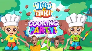 Vlad and Niki Cooking Party#2 | Let's Throw an Amazing Minecraft Party |Godzilla Gamer18 | Gameplay#