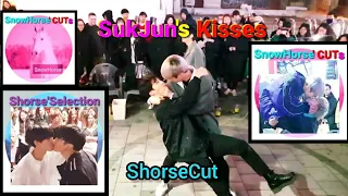 《🎠#ShorseCut👄#SukJun's💋Kisses》#KingdomS(킹덤즈) #Shine🥳HotMoments HongDae Busking #SnowHorse