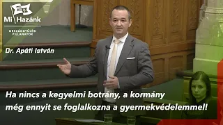 Ha nincs a kegyelmi botrány, a kormány még ennyit se foglalkozna a gyermekvédelemmel!