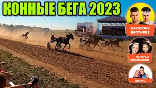 Конные бега. Кубок Чувашии 2023. Группа Вирус, Отпетые Мошенники, Gayazovs Brothers