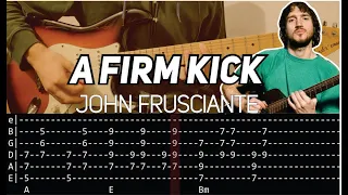 John Frusciante - A Firm Kick (Guitar lesson with TAB)