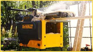 Cea mai tare Grosime cu Abric! Dewalt DW27300 [Masina de rabotat si rindeluit]