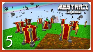 Restrict Skyblock Modpack | Mining Dimension & Agriculture! | E05 | 1.16.5 Skyblock Quest Modpack