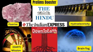 28th July 2023 Pre booster | U IAS, Brain Fog, (DART) Mission, Hydroelectricity, PM Fasal Bima Yojna