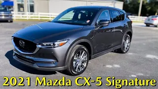 First Look | 2021 Mazda CX-5 Signature All Wheel Drive in Enterprise, Alabama