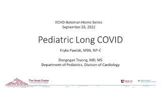 Pediatric Long COVID