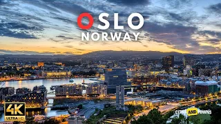 Oslo, Norway 🇳🇴 in 4K Video by Drone ULTRA HD - Flying over Oslo, Norway