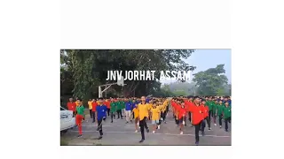 Morning PT in JNV Jorhat #jnvjorhat#morningptinjnv#lifeinjnv#calisthenic#exerciseindrumbeat#schoolpt