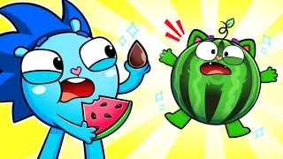 🍉 Watermelon Is Growing In My Tummy 😭 | Funny Kids Songs 😻🐨🐰🦁 And Nursery Rhymes by Baby Zoo