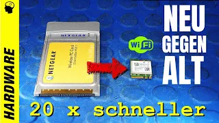Steinzeit WLAN: "PC Card" (uralt) vs PCIE Card - reing´schaut!