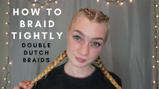 How to do TIGHT braids - Double Dutch - Boxer Braids | 408beautybygreta