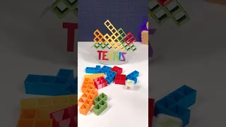 Tetris 3D Printed, Games,  ASMR