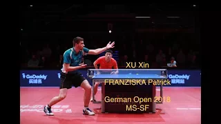 XU Xin - FRANZISKA Patrick @ German Open MS-SF 25/03/2018 (private video HD)