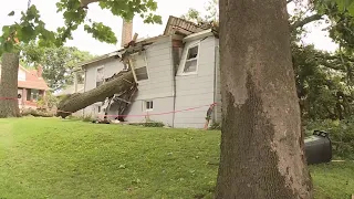 Clean up continues after Thursday's damaging storms