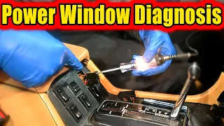 Power Window Diagnosis - Is it the Switch, the Motor or a short?