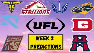 UFL WEEK 2 PREDICTIONS | Odds & Best Bets