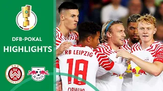 Šeško's brace secured win! | Wehen-Wiesbaden vs. RB Leipzig 2-3 | Highlights | DFB-Pokal First Round